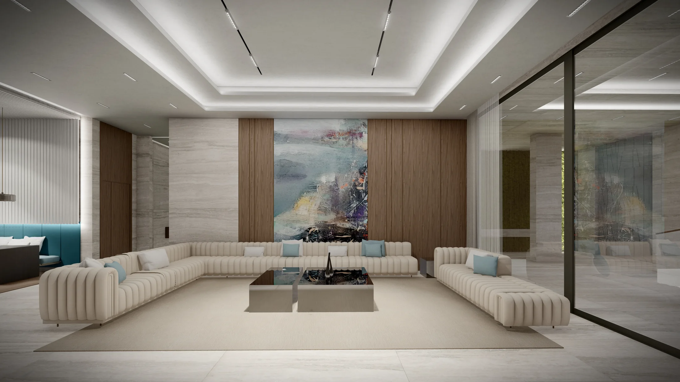 Refined residential interior designed by Spazio Interno